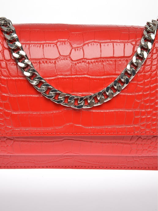 Luisa Vannini Rojo Bolso de cuero - Image 3