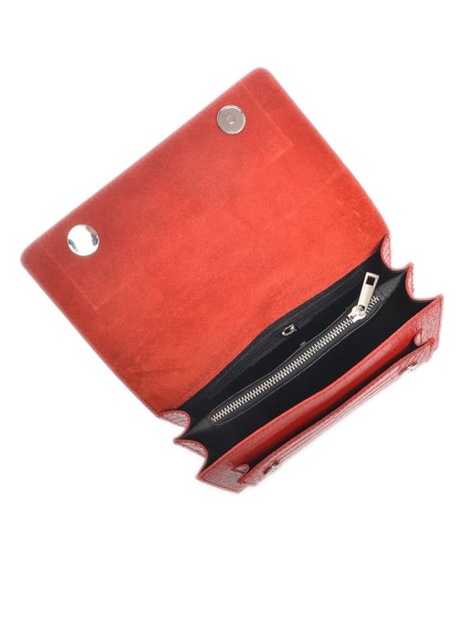 Luisa Vannini Rojo Bolso de cuero - Image 4