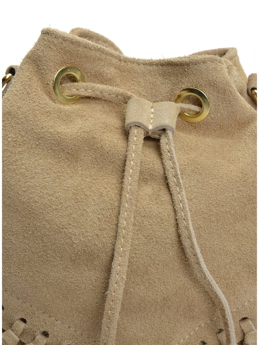 Roberta M Beige Bolso de cuero - Image 3