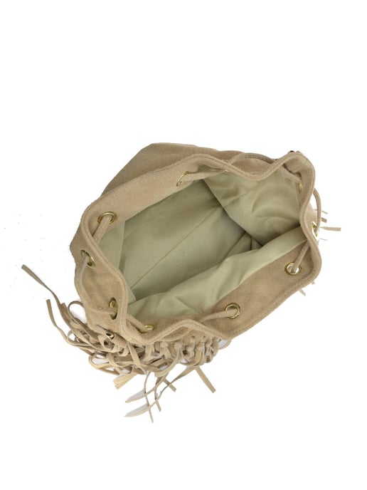 Roberta M Beige Bolso de cuero - Image 4