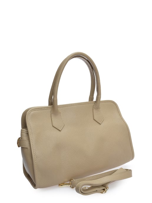 Anna Luchini Beige Bolso de cuero - Image 2