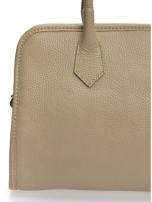 Anna Luchini Beige Bolso de cuero - Image 3