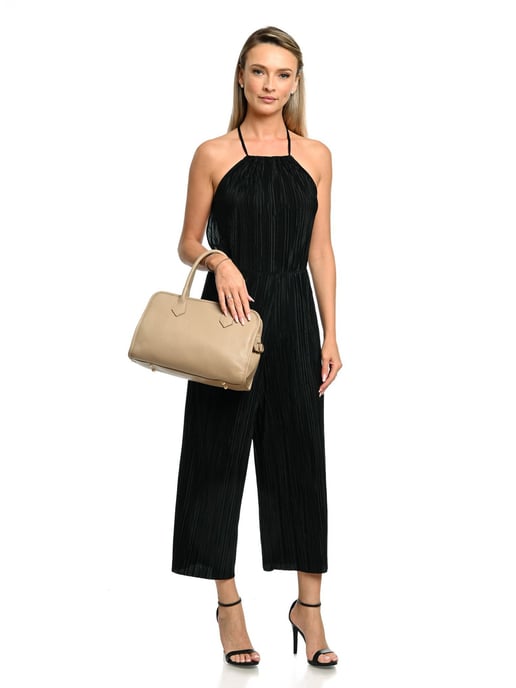 Anna Luchini Beige Bolso de cuero - Image 5