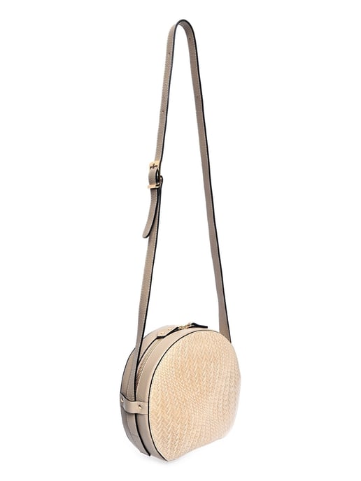 Roberta M Beige Bolso de cuero - Image 2