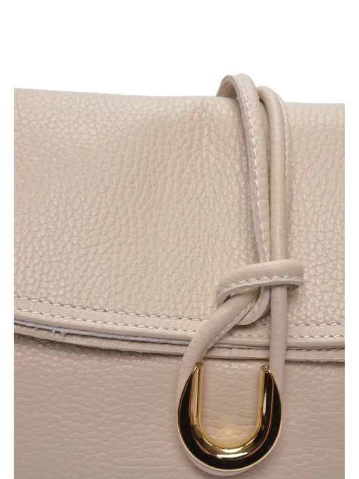 Anna Luchini Beige Bolso de cuero - Image 3