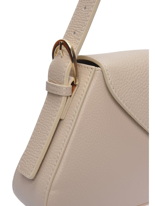 Roberta M Beige Bolso de cuero - Image 3