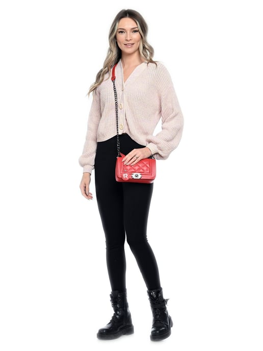 Isabella Rhea Rojo Bolso de cuero - Image 5