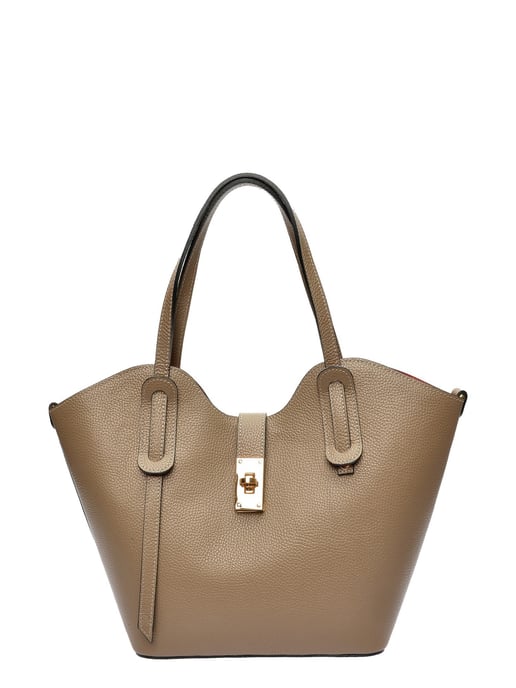 Isabella Rhea Beige Bolso de cuero - Image 1