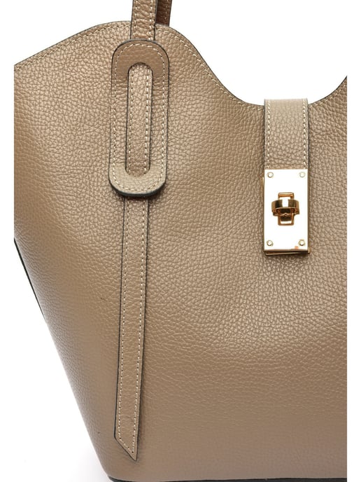 Isabella Rhea Beige Bolso de cuero - Image 3