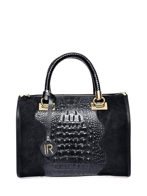 Isabella Rhea Negro Bolso de cuero - Image 1