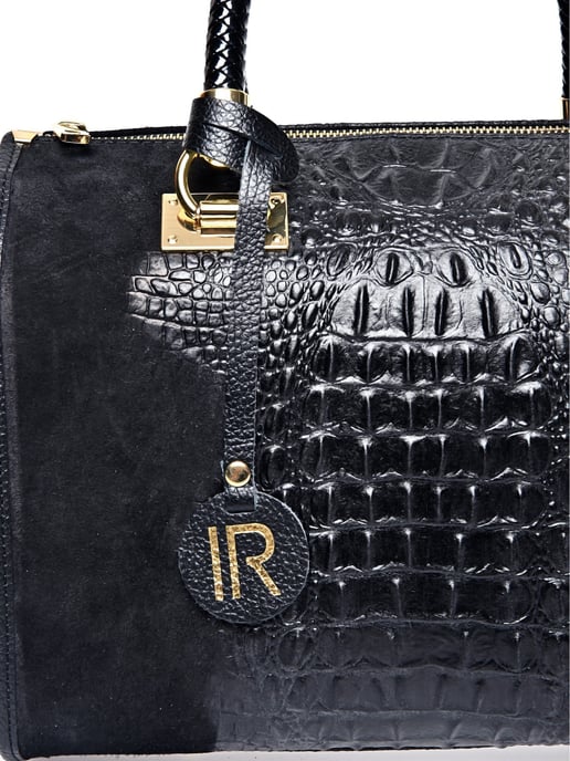 Isabella Rhea Negro Bolso de cuero - Image 3