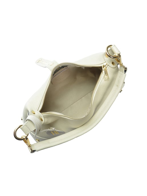 Anna Luchini Beige Bolso de cuero - Image 4