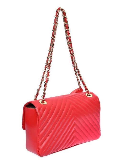 Roberta M Rojo Bolso de cuero - Image 2