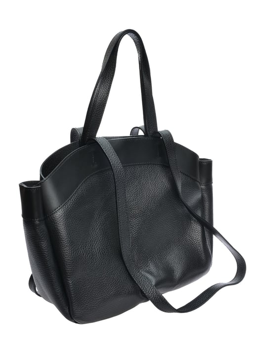 Anna Luchini Negro Bolso de cuero - Image 2