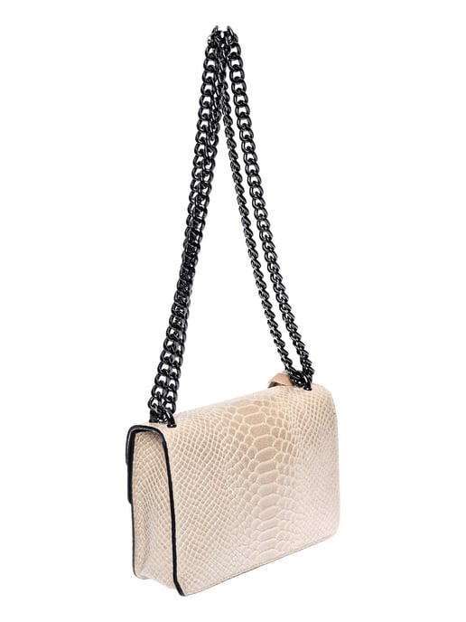 Roberta M Beige Bolso de cuero - Image 2