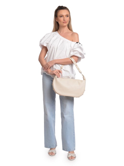 Isabella Rhea Beige Bolso de cuero - Image 5