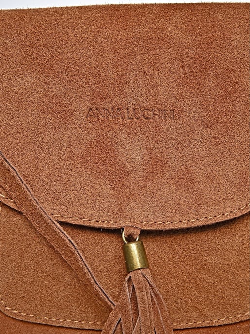Anna Luchini Brown Bolso de cuero - Image 3