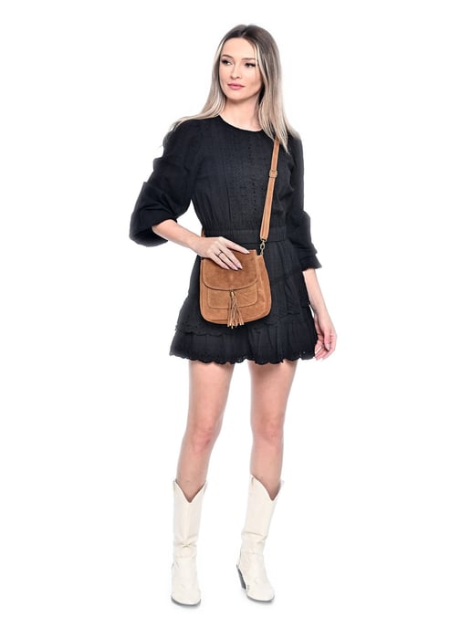Anna Luchini Brown Bolso de cuero - Image 5