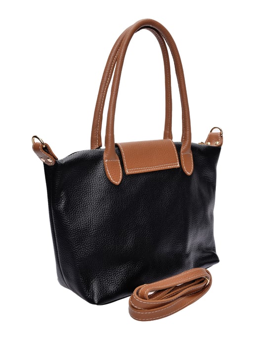 Anna Luchini Negro Bolso de cuero - Image 2