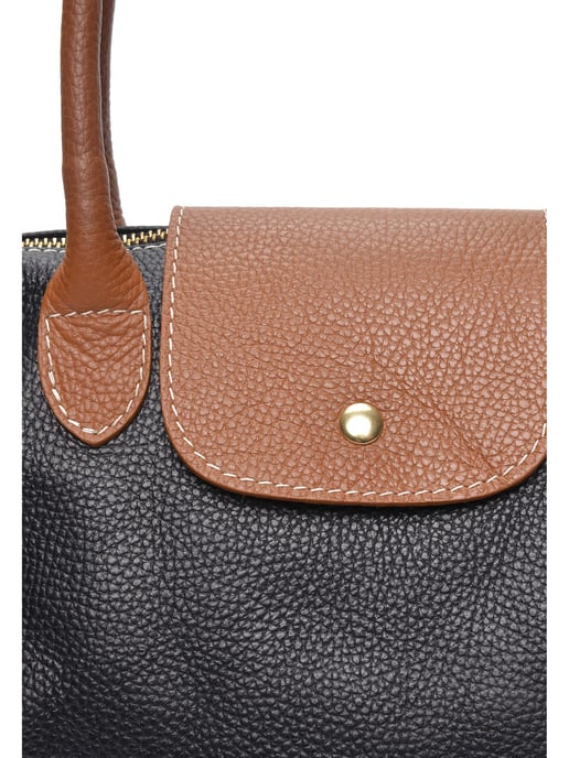 Anna Luchini Negro Bolso de cuero - Image 3