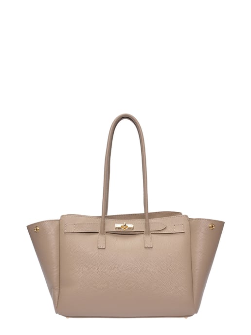 Isabella Rhea Beige Bolso de cuero - Image 1