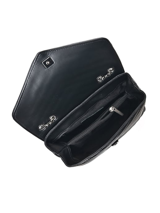 Luisa Vannini Negro Bolso de cuero - Image 4