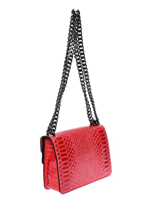 Roberta M Rojo Bolso de cuero - Image 2