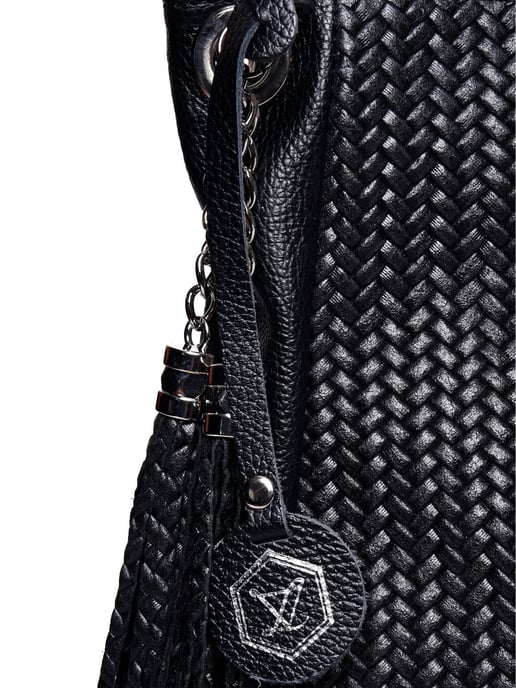 Luisa Vannini Negro Bolso de cuero - Image 3