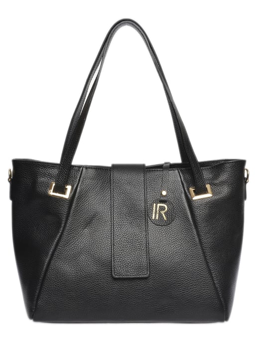 Isabella Rhea Negro Bolso de cuero - Image 1