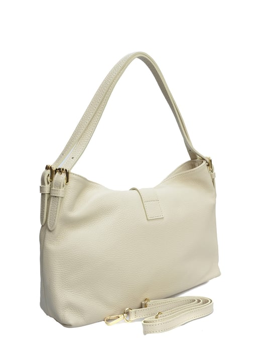 Anna Luchini Beige Bolso de cuero - Image 2