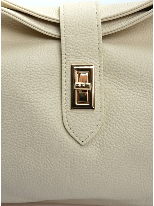 Anna Luchini Beige Bolso de cuero - Image 3