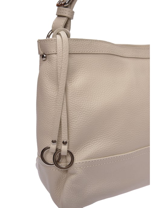 Roberta M Beige Bolso de cuero - Image 3