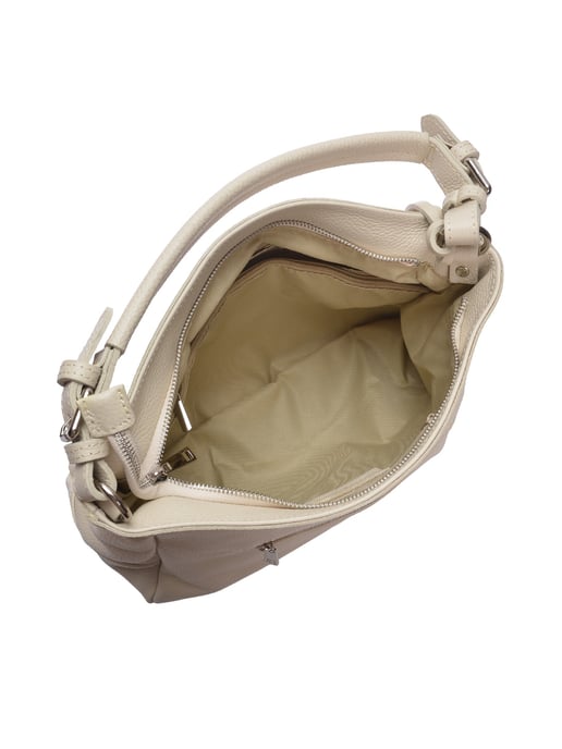 Roberta M Beige Bolso de cuero - Image 4