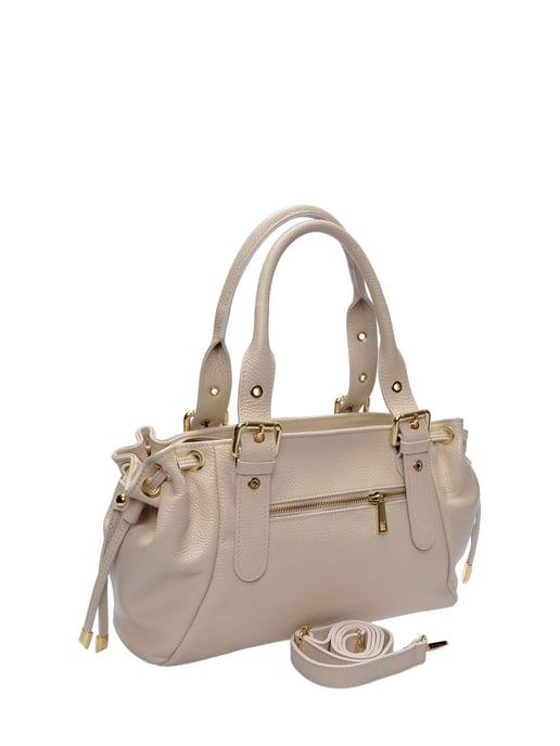 Anna Luchini Beige Bolso de cuero - Image 2