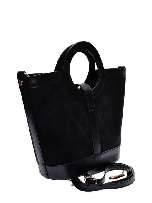 Anna Luchini Negro Bolso de cuero - Image 2