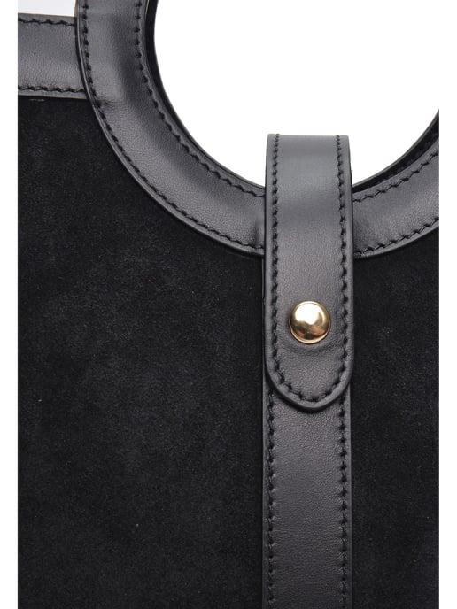Anna Luchini Negro Bolso de cuero - Image 3
