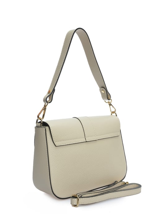 Anna Luchini Beige Bolso de cuero - Image 2