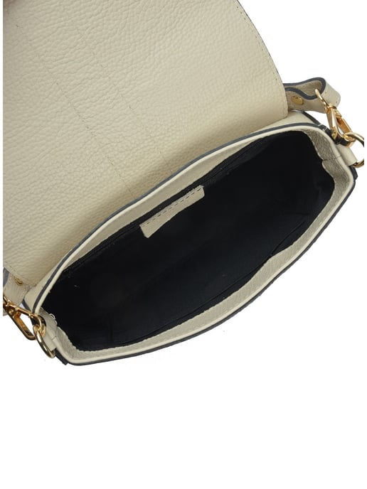 Anna Luchini Beige Bolso de cuero - Image 4