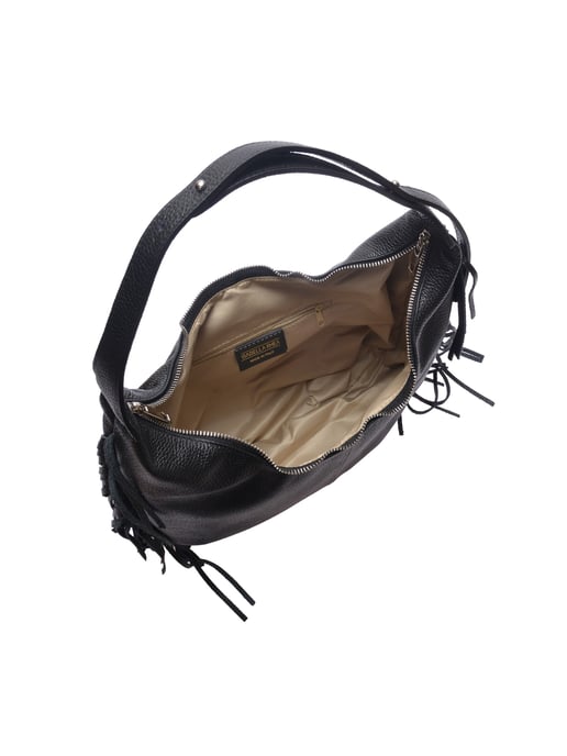 Isabella Rhea Negro Bolso de cuero - Image 4