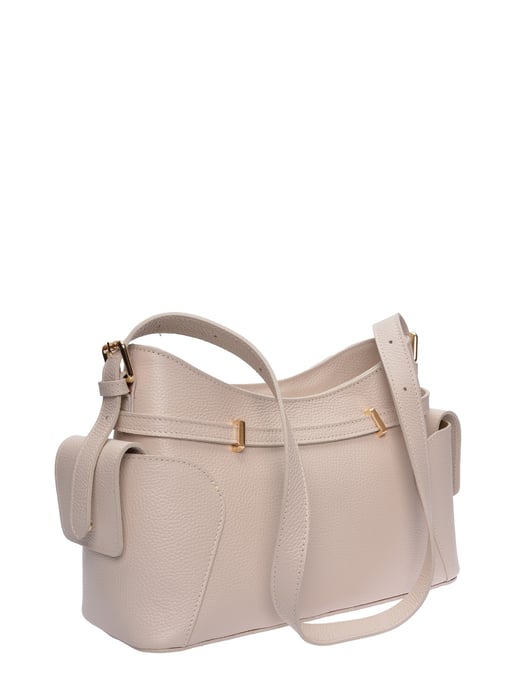 Roberta M Beige Bolso de cuero - Image 2