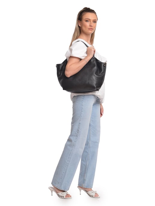 Isabella Rhea Negro Bolso de cuero - Image 5