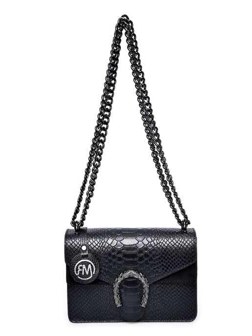 Roberta M Negro Bolso de cuero - Image 1