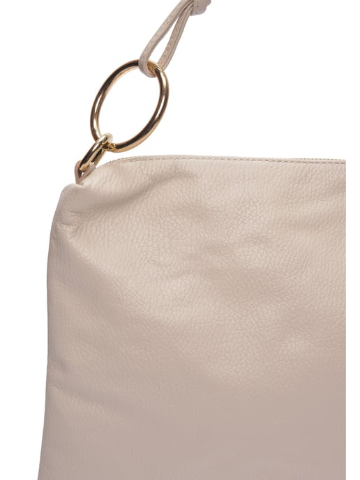 Luisa Vannini Beige Bolso de cuero - Image 3