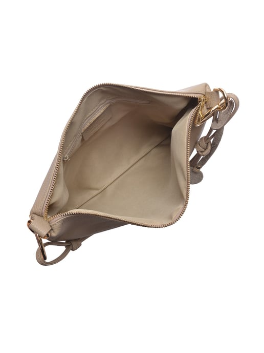 Luisa Vannini Beige Bolso de cuero - Image 4