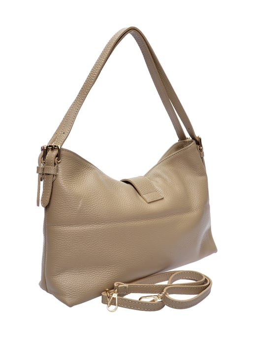 Anna Luchini Beige Bolso de cuero - Image 2