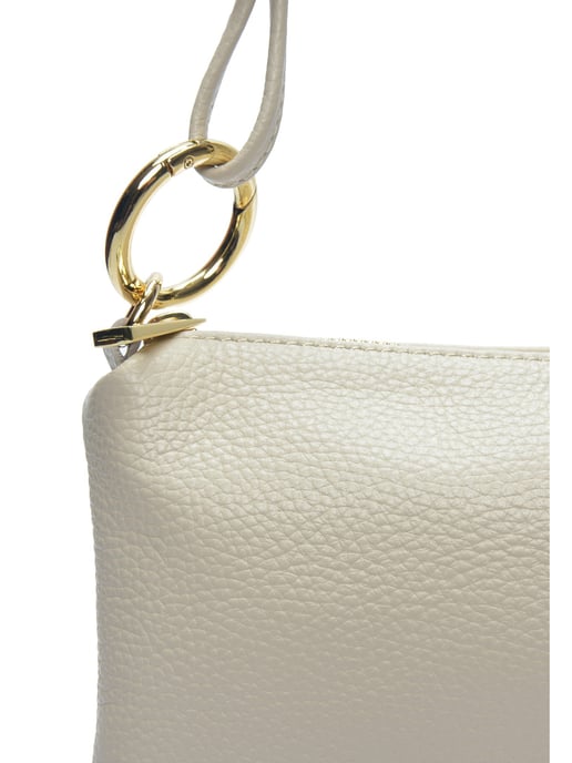 Anna Luchini Beige Bolso de cuero - Image 3