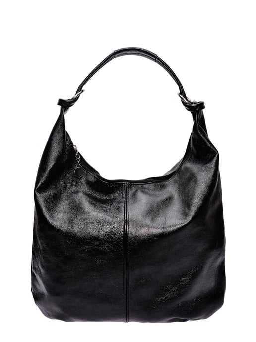 Anna Luchini Negro Bolso de cuero - Image 1