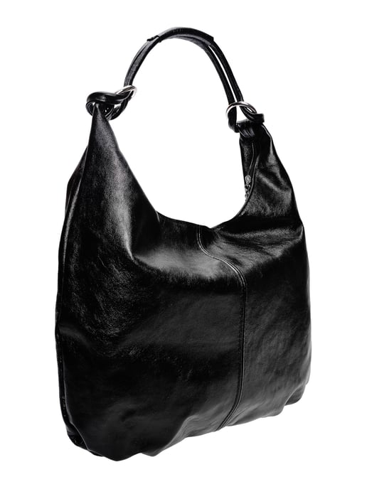 Anna Luchini Negro Bolso de cuero - Image 2