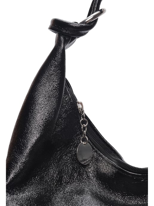 Anna Luchini Negro Bolso de cuero - Image 3
