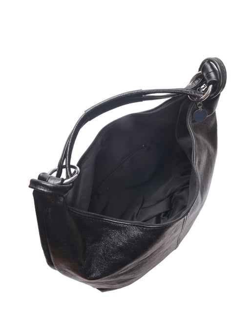 Anna Luchini Negro Bolso de cuero - Image 4